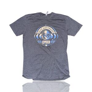 Dave Matthews Band Graphic Tee Unisex M Gray Music Space Theme